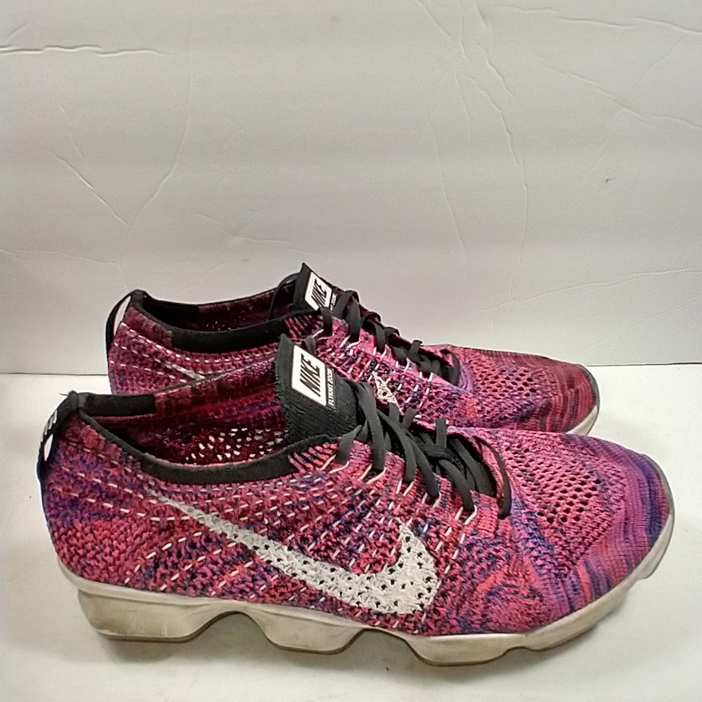 Nike Flyknit Zoom Agility Running Shoes Women's sz 8 (698616-603)